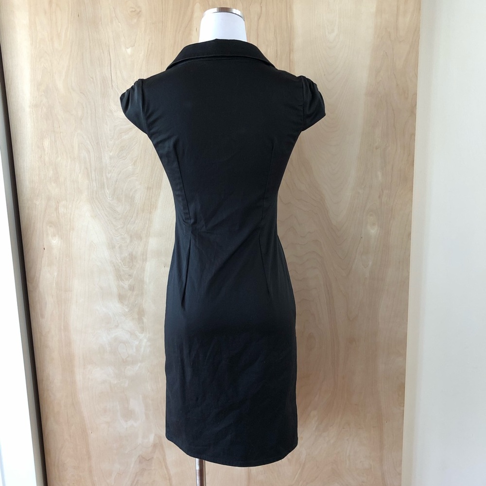 Black Tea-length Dress by Ladakh - Picture 3 of 6